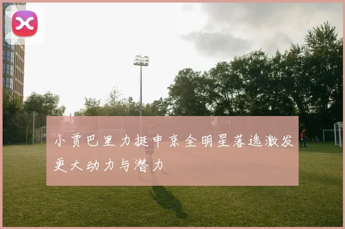 小贾巴里力挺申京全明星落选激发更大动力与潜力